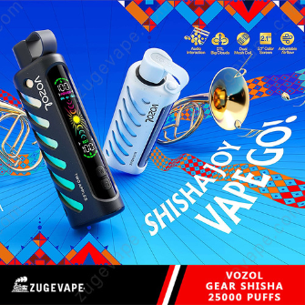 vozol gear sisha disposable vape nicotine free
