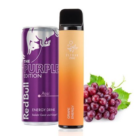 ELF BAR 2500 - Grape Energy Drink 5%