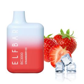 ELF BAR BC3000 - STRAWBERRY ICE 5% - DOBÍJATEĽNÉ