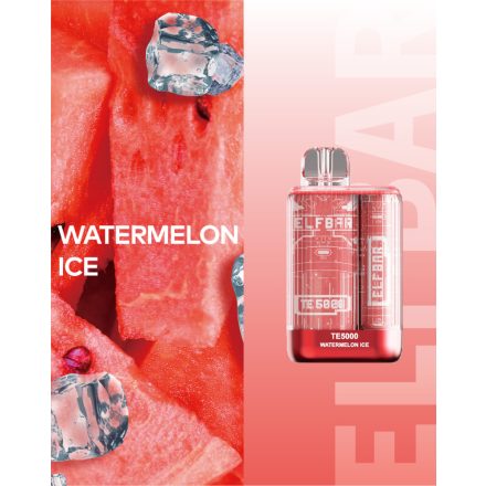 ELF BAR TE5000 - Watermelon Ice 5% - DOBÍJATEĽNÉ