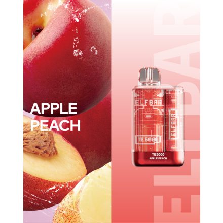 ELF BAR TE5000 - APPLE PEACH 5% - DOBÍJATEĽNÉ