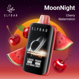 ELF BAR MoonNight 40000 Tresná Melón 5% jednorazový vape - Príchuť čerešňa a melón