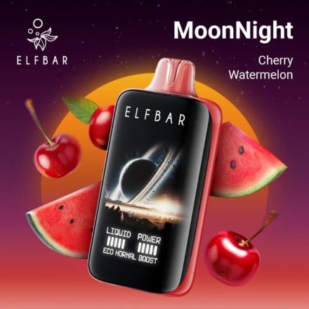 ELF BAR MoonNight 40000 Tresná Melón 5% jednorazový vape - Príchuť čerešňa a melón