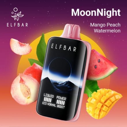 ELF BAR MoonNight 40000 jednorazová vape 5% – príchuť Mango Broskyňa Melón
