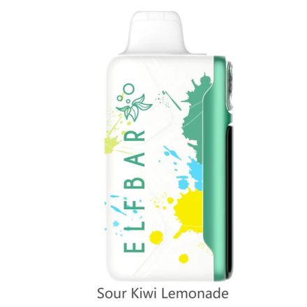 ELF BAR SOUR KING 40000 vape s príchuťou kyslej kiwi limonády, 40000 potiahnutí