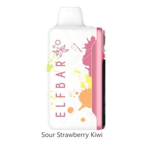 ELF BAR SOUR KING 40000 vape s príchuťou kyslej jahody a kiwi, 40000 potiahnutí