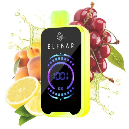 ELF BAR FS18000 jednorazový vape s príchuťou čerešňová broskyňová limonáda a 18000 ťahmi