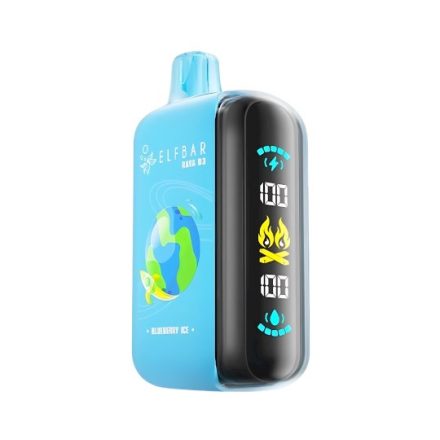 ELF BAR RAYA D3 jednorazový vape s príchuťou blueberry raspberry a 25000 ťahmi