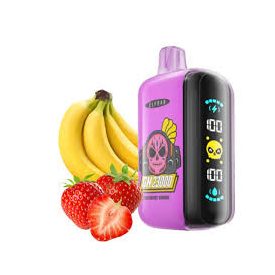 ELF BAR GH23000 rechargeable vape with strawberry banana flavor and 23000 puffs