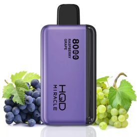 HQD MIRACLE 8000 5% - Grape - DOBÍJATEĽNÉ HQD MIRACLE 8000 5% - Grape - DOBÍJATEĽNÉ