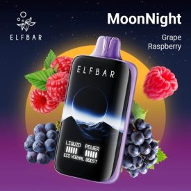  Elf Bar MoonNight jednorazová elektronická cigareta 5% - Hrozno Malina príchuť