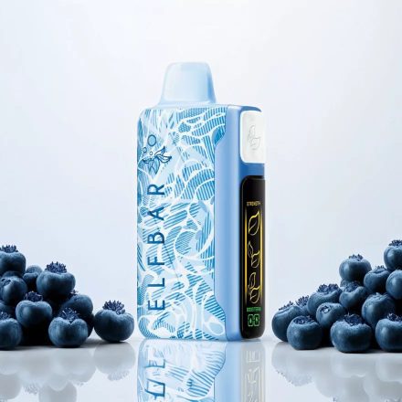 ELF BAR NICOTINE KING 40000 – MODRÁ MALINA ĽAD 5% – NABÍJATEĽNÝ