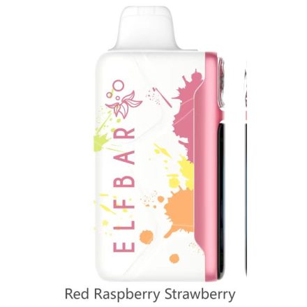 	ELF BAR SOUR KING 40000 vape s príchuťou červenej maliny a jahody, 40000 potiahnutí