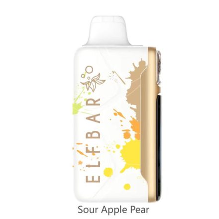 ELF BAR SOUR KING 40000 vape s príchuťou kyslého jablka a hrušky, 40000 potiahnutí