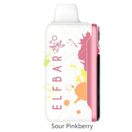 ELF BAR SOUR KING 40000 vape s príchuťou kyslých ružových bobúľ, 40000 potiahnutí