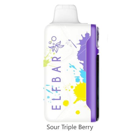 ELF BAR SOUR KING 40000 vape s príchuťou kyslých trojitých bobúľ, 40000 potiahnutí