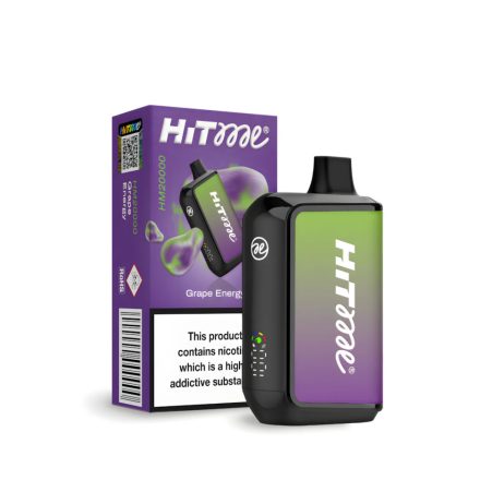 HITME20000 disposable vape s príchuťou hroznová energia