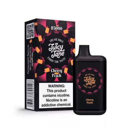 JUICY JANE JJ5000 - Cherry Peach 5% - DOBÍJATEĽNÉ