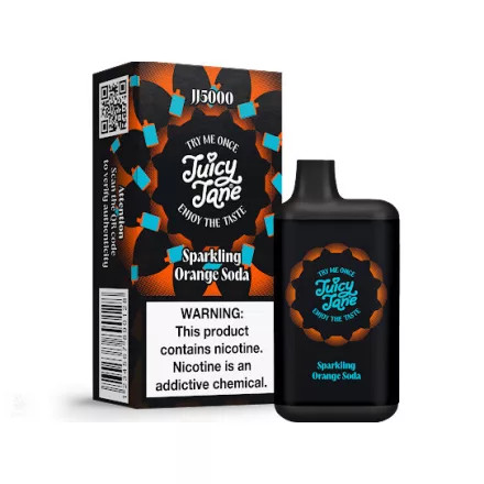 JUICY JANE JJ5000 - Sparkling Orange Soda 5% - DOBÍJATEĽNÉ