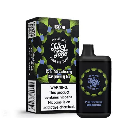 JUICY JANE JJ5000 - Pear Strawberry Raspberry Ice 5% - DOBÍJATEĽNÉ