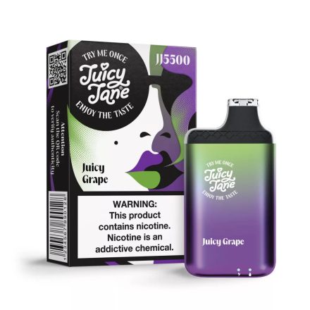 ELF BAR JJ5500 - Juicy Grape 5% - DOBÍJATEĽNÉ