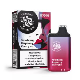   ELF BAR JJ5500 - Strawberry Raspberry Cherry Ice 5% - DOBÍJATEĽNÉ