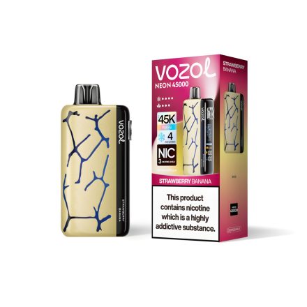 VOZOL NEON 45000 - STRAWBERRY BANANA 5% NICOTINE