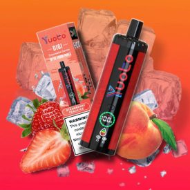   YUOTO DIGI 15000 - JAHODOVÝ BROSKYŇOVÝ ICE 5% - DOBÍJATEĽNÉ