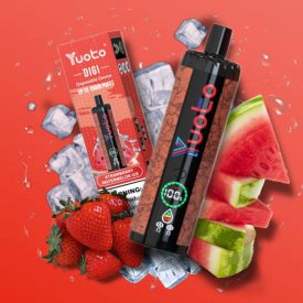   YUOTO DIGI 15000 -  JAHODOVÝ VODNÝ MELÓN ICE 5% - DOBÍJATEĽNÉ